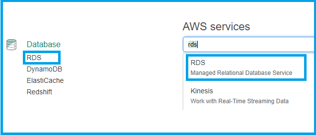 SQL Database in AWS